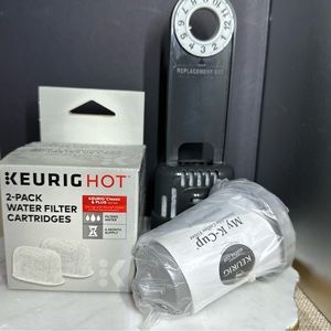 Keurig Coffee Maker Replacement Water Filters & Res useable K Cup